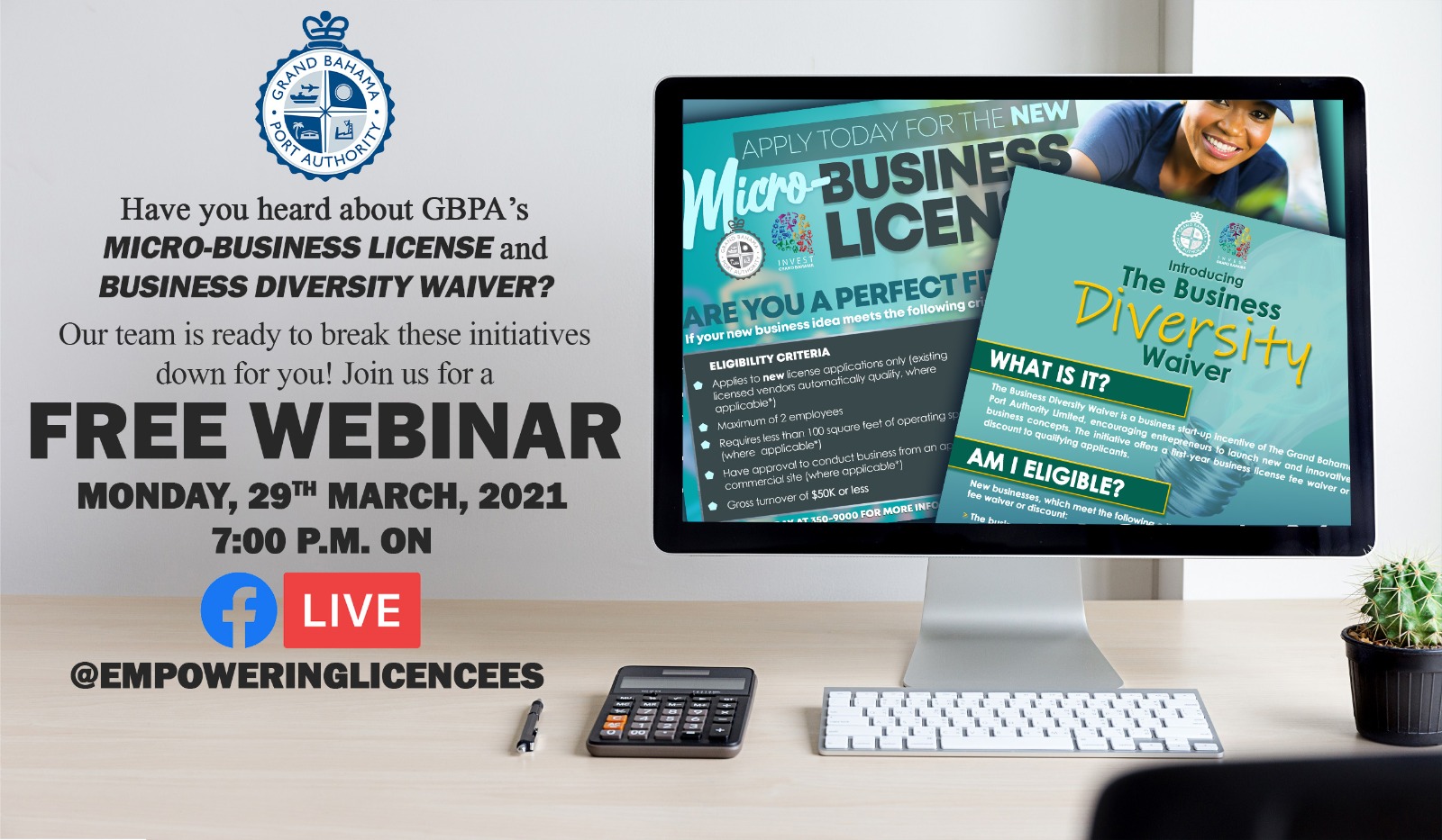 Free Micro-Business License & Business Diversity Waiver Webinar